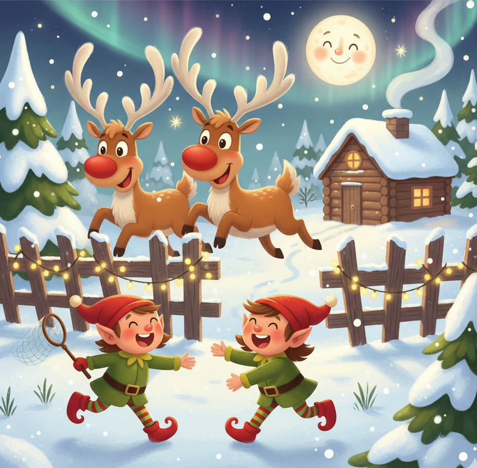 Alarm am Nordpol! Die Rentiere sind los!