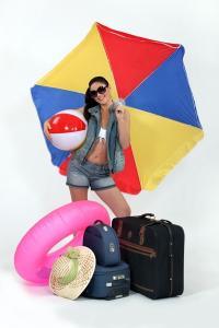 Modenshow mit Alltagsmaterialien