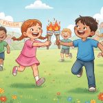Kidsolympics Fackellauf