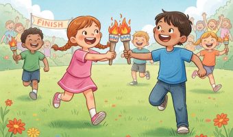 Kidsolympics Fackellauf