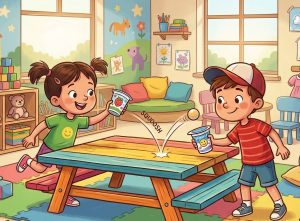 Jogurtbecher im Sport