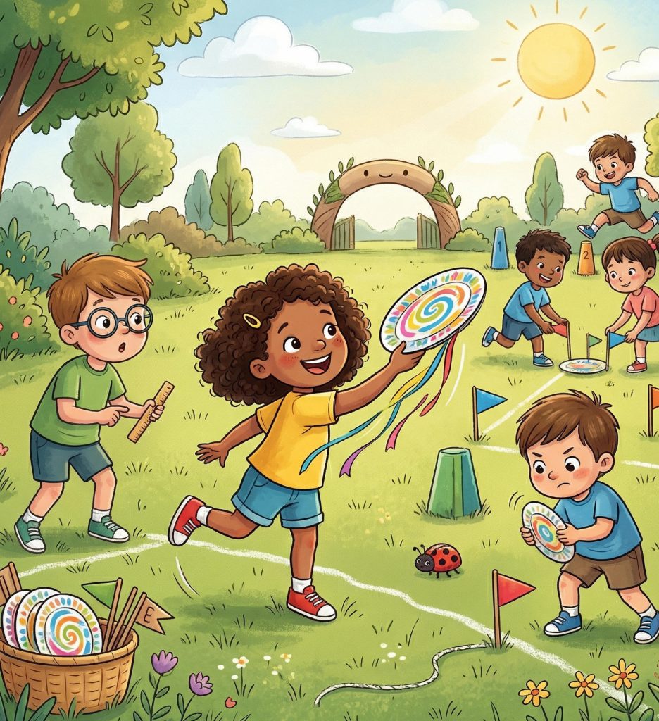 Diskus werfen für Kinder: Spielidee für Kita & Sportverein