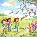 Kidsolympics im Anflug: Sicheres Speerwerfen mit Papprollen selbst basteln