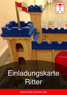 Einladungskarte Rittergeburtstag