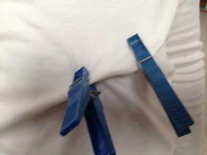 Bewegung mit Wäscheklammern