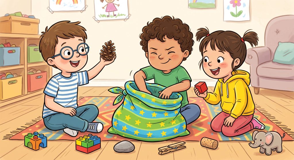 Fühlsäckchen Spiel: Tastsinn von Kindern spielerisch fördern (Anleitung)