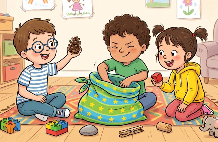 Fühlsäckchen Spiel: Tastsinn von Kindern spielerisch fördern (Anleitung)