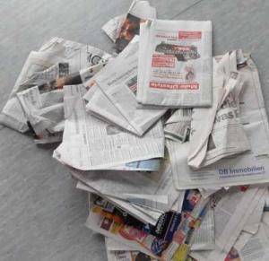Alltagsmaterial beim Sport