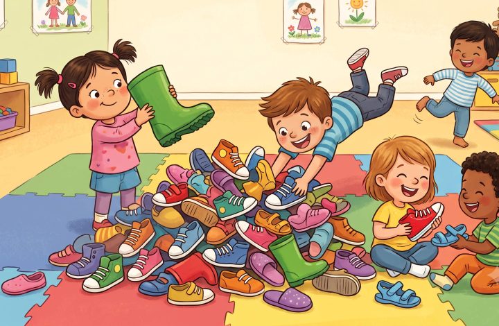 Schuhsalat Spiel: Lustige Anleitung für Kita & Kindergeburtstag