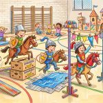 Ritterspiele für Kinder: Anleitung für das Pferde-Turnier (Kita & Geburtstag)