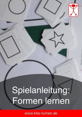 Spielanleitungen: "Formen lernen in der Kita"