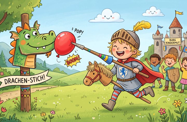 Spannendes Ritterspiel für Kinder: Drachen bekämpfen