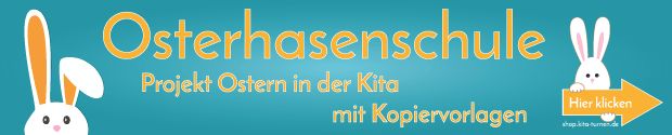 Banner Osterhasenschule