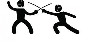 Fechten im Kindergarten