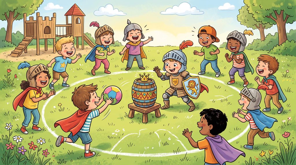 Spannendes Ritter Spiel für Kinder: Der Schatzwächter