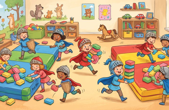Ritterspiele für den Kindergarten: Ein Abenteuer mit Rittern auf Raubzug