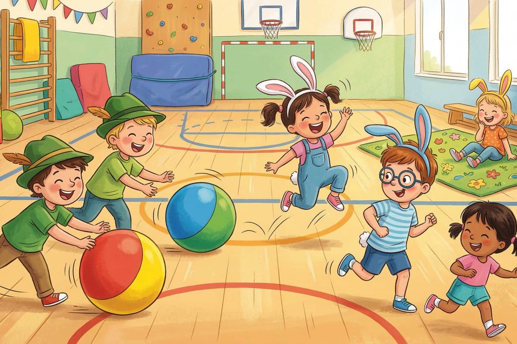 Hase und Jäger: Ein sicheres Ballspiel mit Kindern