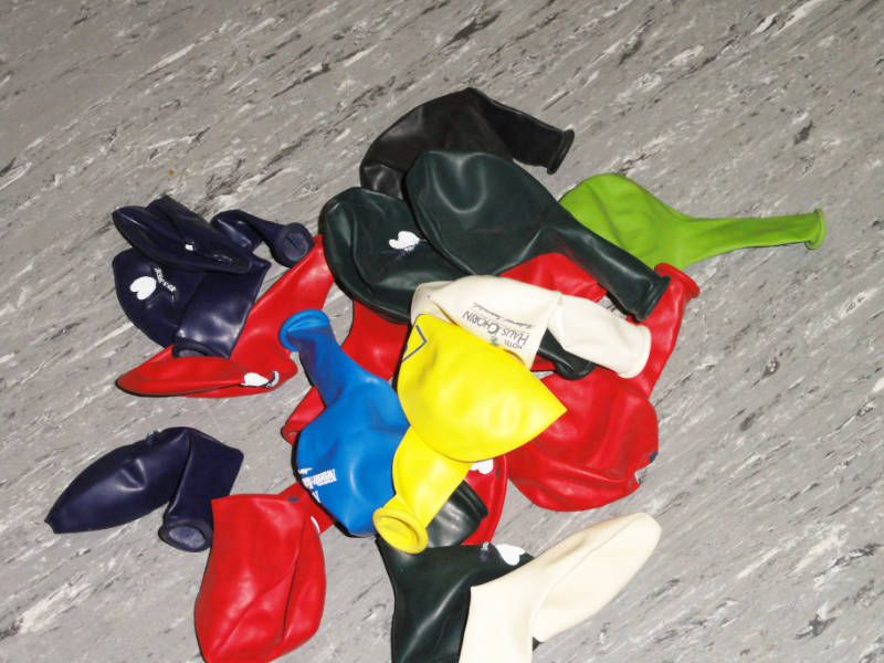 Luftballon im Sportunterricht