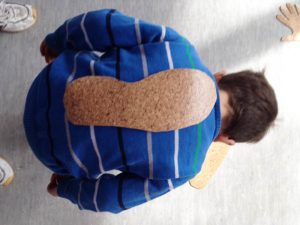 Spiel mit Fußabdrücken