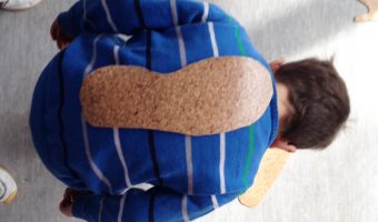 Spiel mit Fußabdrücken