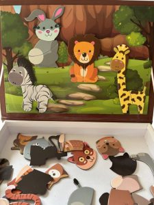 gepuzzelte Tiere 