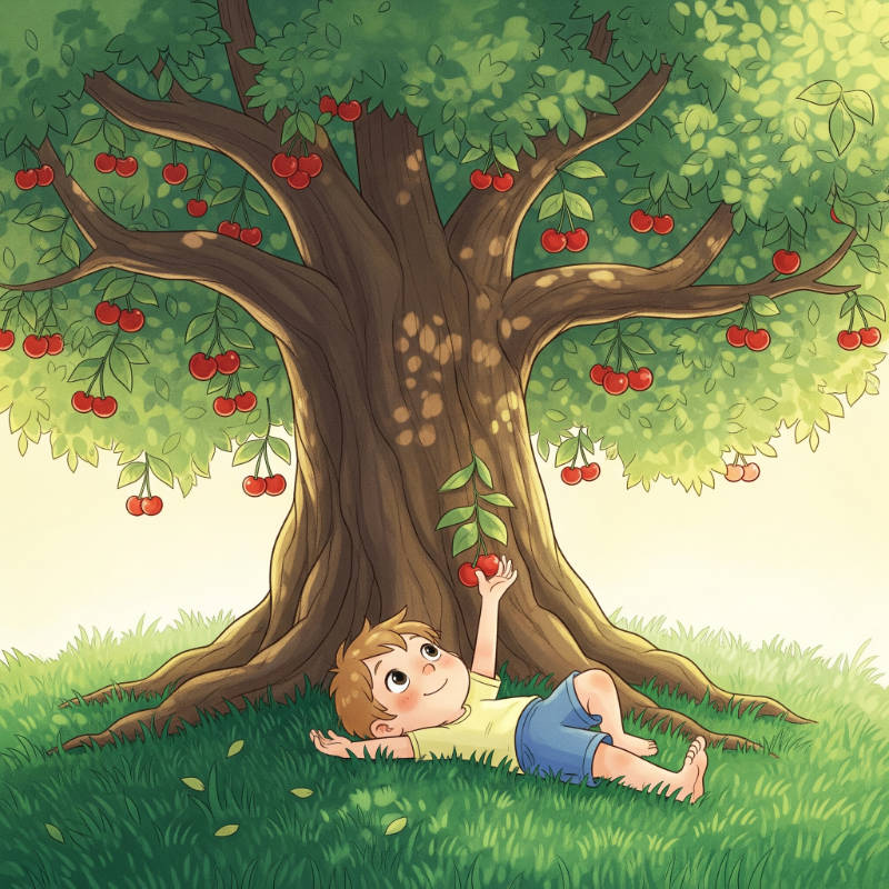 Kurze Traumreise für Kinder: Der Kirschbaum