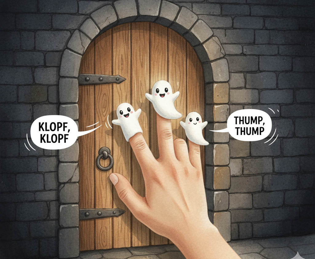 Neues Gespenster-Fingerspiel: „Drei freche Geister“