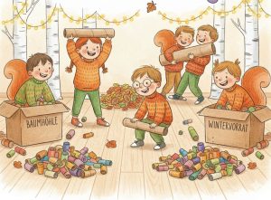 Herbstspiel für den Kindergarten