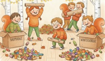 Herbstspiel für den Kindergarten