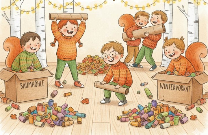 Herbstspiel für den Kindergarten