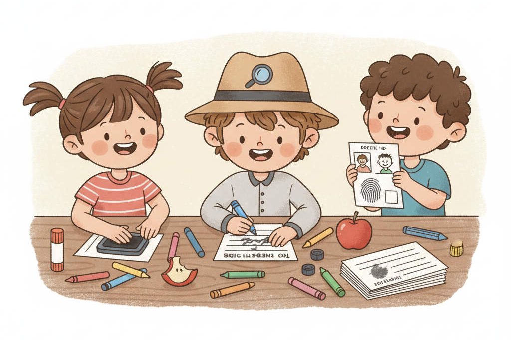 Detektivausweis basteln