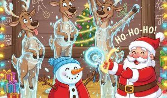 Schneemann Fangspiel