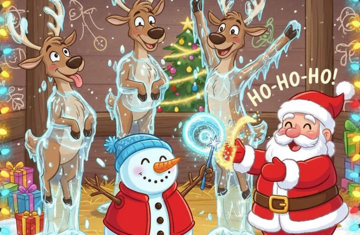 Schneemann Fangspiel