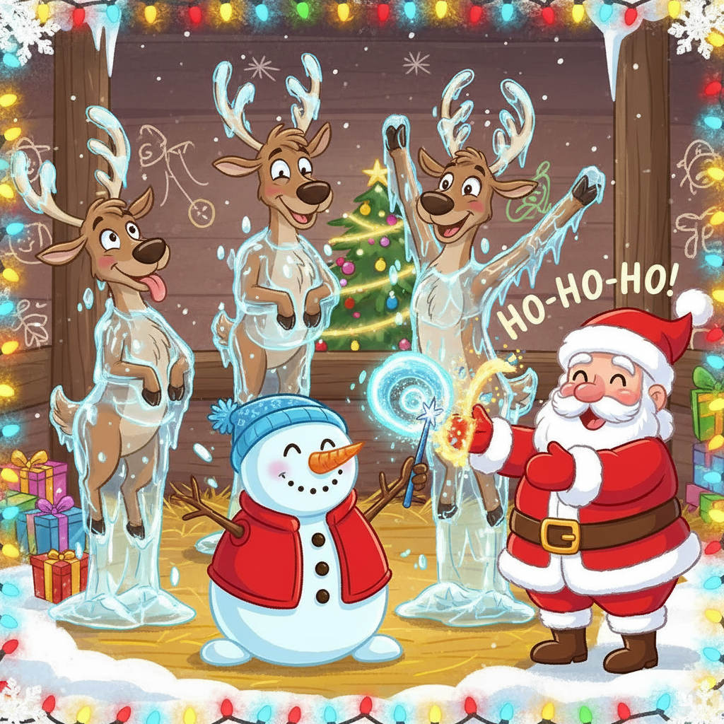 Schneemann Fangspiel