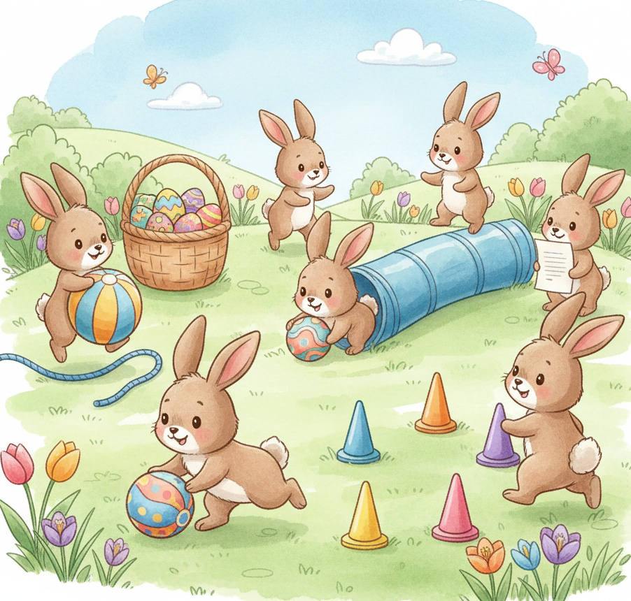 Oster-Bewegungsspiel Kindergarten