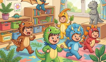 Bewegungsgeschichte Dinosaurier