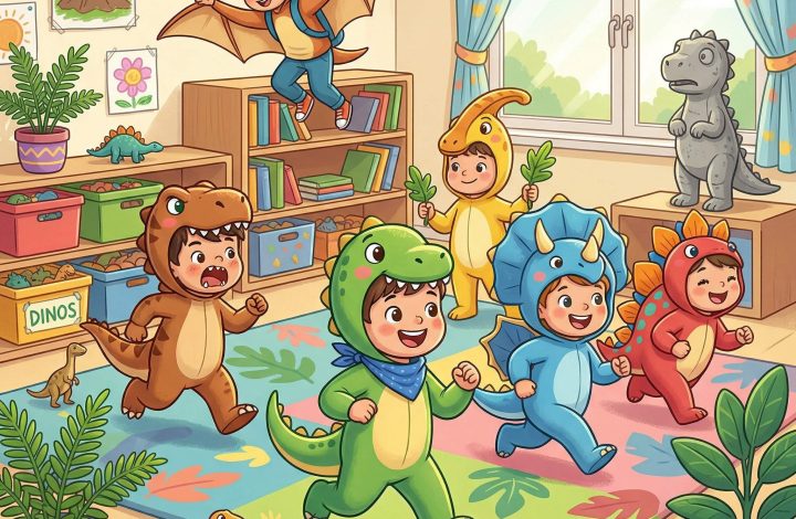 Bewegungsgeschichte Dinosaurier