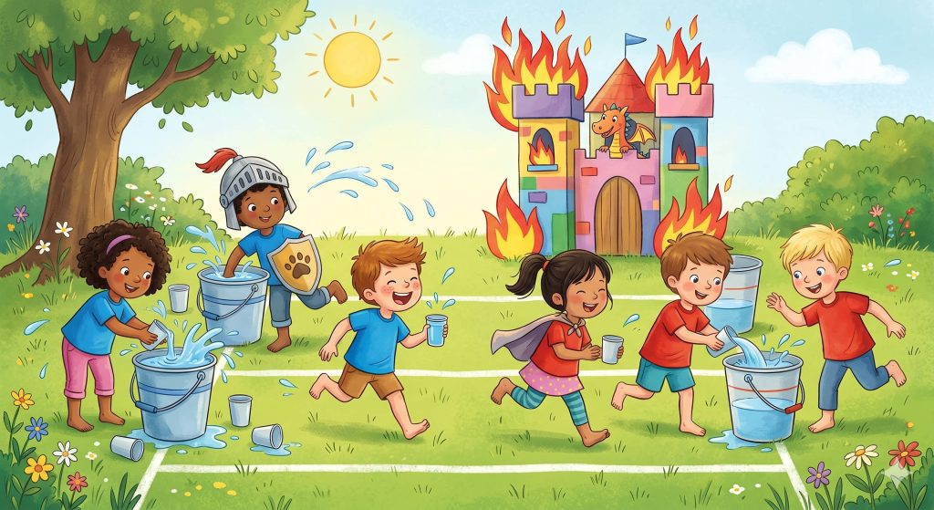Kindergeburtstag Ritterspiel