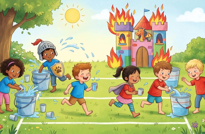 Kindergeburtstag Ritterspiel
